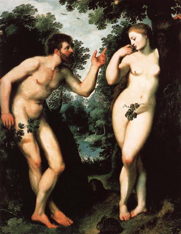 Peter Paul Rubens Adam and evy France oil painting art
